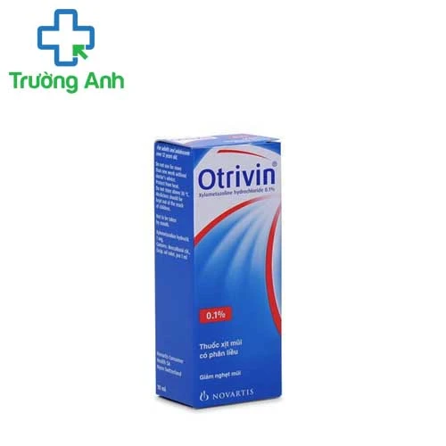 Otrivin 0.1% Spray - Thuốc điều trị gạt mũi hiệu quả