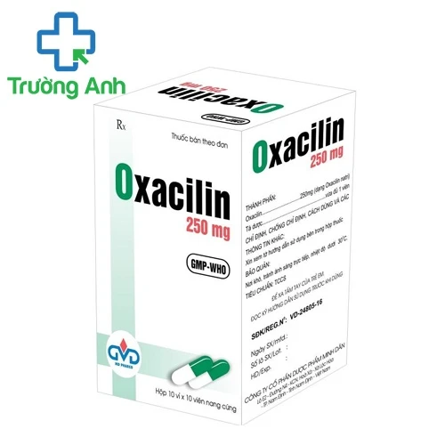 Oxacilin 250mg MDPharco - Thuốc điều trị nhiễm khuẩn hiệu quả