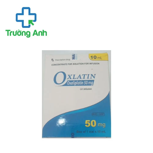 Oxlatin 50mg/10ml Nanogen - Thuốc điều trị ung thư đại tràng hiệu quả 