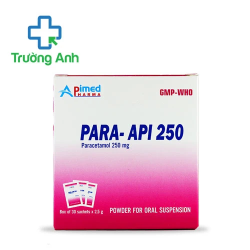 Para-Api 250 - Thuốc giảm đau hạ sốt hiệu quả của Apimed