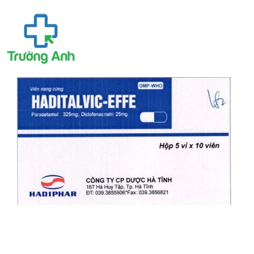 Haditalvic-Effe - Thuốc giúp hạ sốt, giảm đau, của Hadiphar