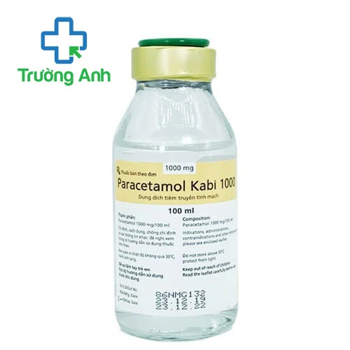 Paracetamol Kabi 1000 - Thuốc giảm đau hạ sốt hiệu quả