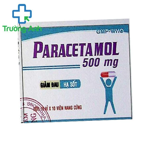 Paracetamol 500mg VPC (100 viên nang) - Thuốc giảm đau, hạ sốt