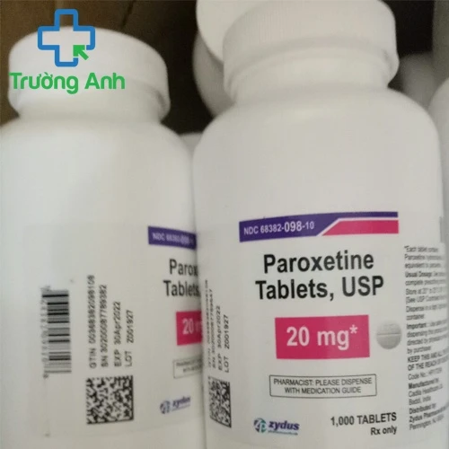 Paroxetine 20mg Zydus - thuốc chống trầm cảm của Mỹ