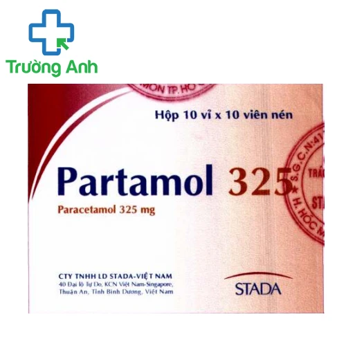 Partamol 325 - Thuốc giảm đau, hạ sốt hiệu quả