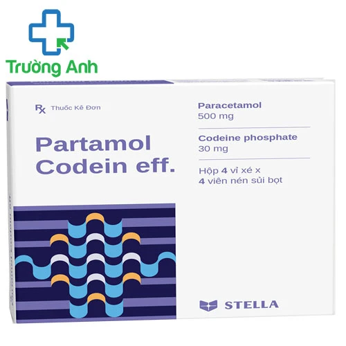 Partamol Codein eff (viên sủi) - Thuốc giảm đau hiệu quả của Stella