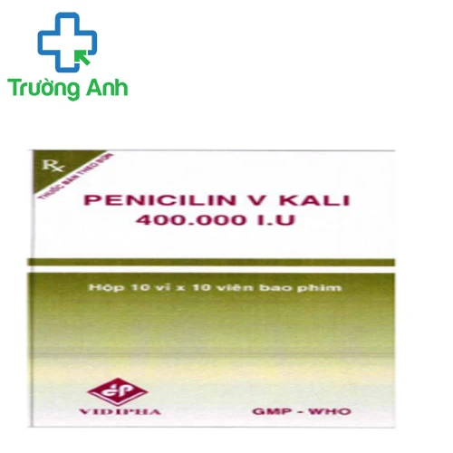 Penicilin V Kali 400.000I.U Vidipha - Thuốc điều trị nhiễm khuẩn hiệu quả