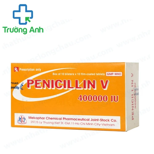 Penicillin V 400000IU Mekophar - Thuốc điều trị nhiễm khuẩn hiệu quả