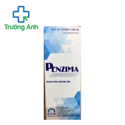 Penzima 30mg/5ml SPM (60ml) - Thuốc điều trị viêm mũi dị ứng hiệu quả