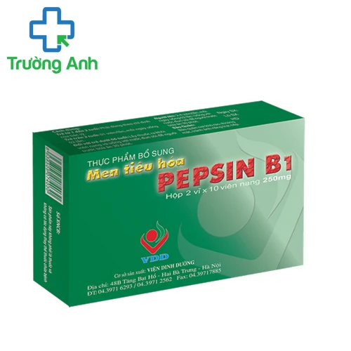 Pepsin B1 - Men tiêu hóa của Viện dinh dưỡng