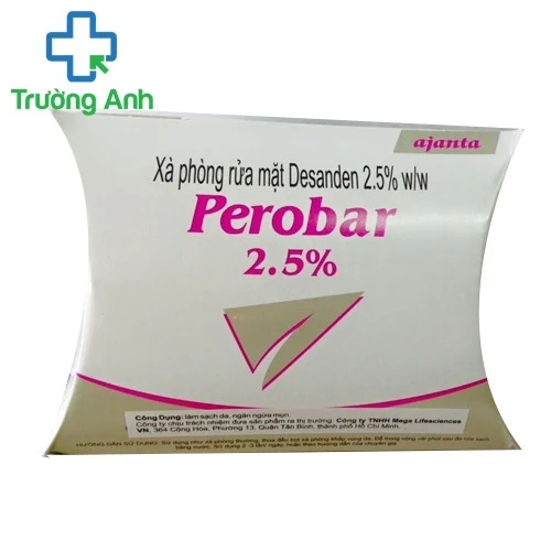 Perobar 2.5% - Xà phòng trị mụn của Ấn Độ