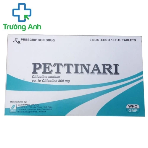 Pettinari 500mg - Thuốc trị bệnh não cấp tính hiệu quả