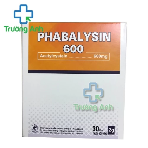 Phabalysin 600 Pharbaco - Thuốc tiêu nhầy hiệu quả