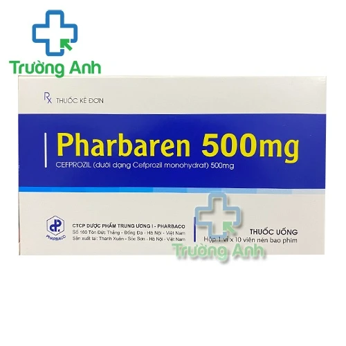 Pharbaren 500mg Pharbaco - Thuốc điều trị nhiễm khuẩn hiệu quả