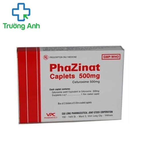 Phazinat 500mg - Thuốc kháng sinh điều trị nhiễm khuẩn hiệu quả