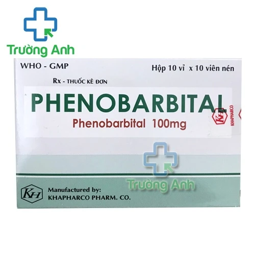 Phenobarbital 100mg Khapharco - Thuốc điều trị động kinh hiệu quả