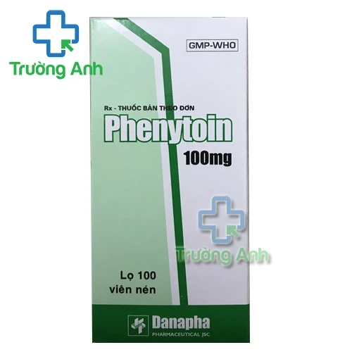 Phenytoin 100mg Danapha - Thuốc điều trị động kinh hiệu quả