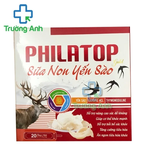 Philatop Gold Sữa Non Yến Sào - Hỗ trợ bồi bổ sức khỏe tăng cường đề kháng 