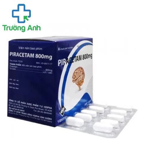 Piracetam 800mg Vidipha - Thuốc điều trị rối loạn tuần hoãn não hiệu quả