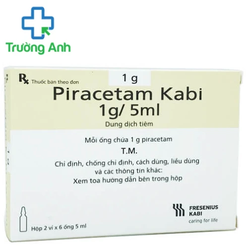 Piracetam Kabi 1g/5ml - Thuốc ngăn ngừa đột quỵ của Fresenius Kabi Việt Nam