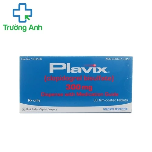Plavix 300mg - Thuốc phòng ngừa các biến cố huyết khối hiệu quả của Sanofi