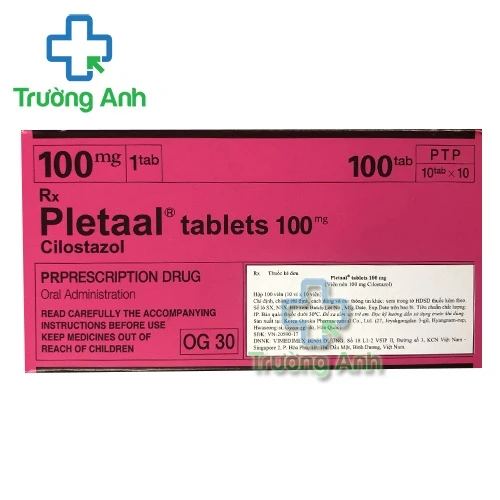 Pletaal 100mg - Thuốc điều trị thiếu máu cục bộ hiệu quả