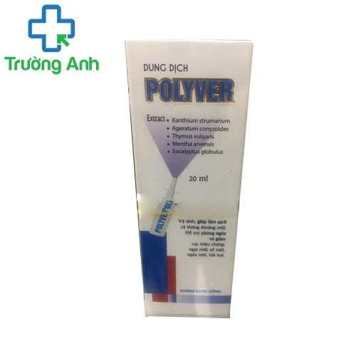 Polyver 20ml - Giúp điều trị các triệu chứng viêm mũi hiệu quả