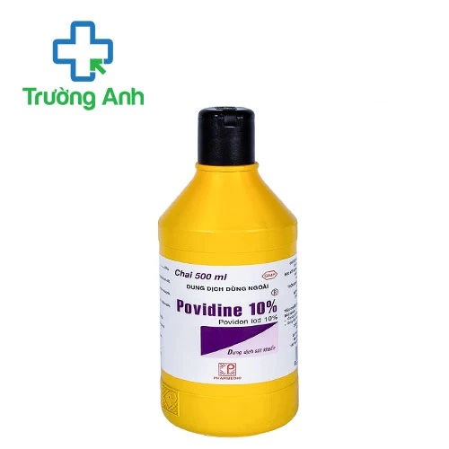 Povidine 10% 500ml Pharmedic - Dung dịch sát khuẩn hiệu quả