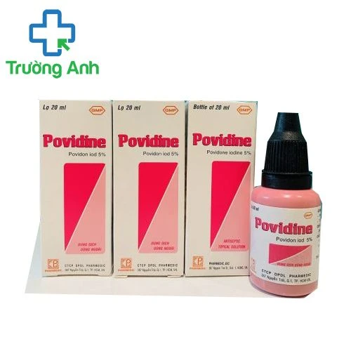 Povidine 5% 20ml Pharmedic - Thuốc sát trùng vùng da quanh mắt hiệu quả