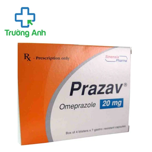 Prazav 20mg - Thuốc điều trị viêm loét dạ dày tá tràng hiệu quả của Tây Ban Nha