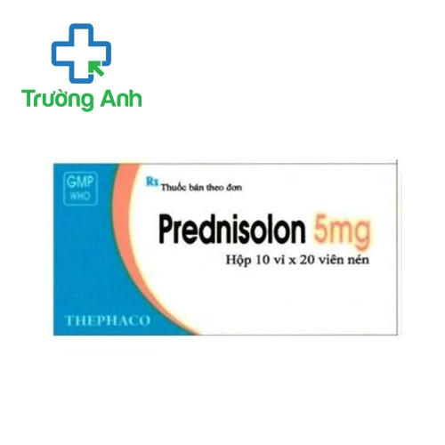Prednisolon 5mg Thephaco (200 viên) - Thuốc chống viêm hiệu quả