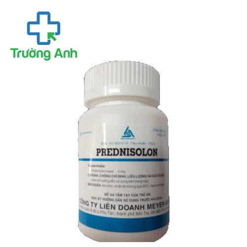 Prednisolon Meyer (200 viên) - Thuốc kháng viêm hiệu quả  