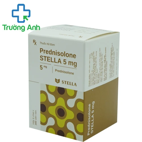 Prednisolone Stella 5mg - Thuốc chống viêm hiệu quả