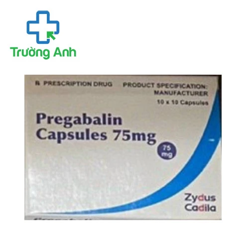 Pregabalin 75mg Zydus - Thuốc điều trị đau thần kinh hiệu quả