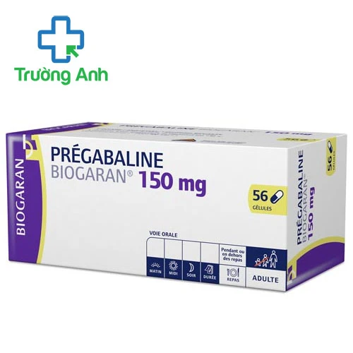 Pregabaline Biogaran 150mg - Thuốc điều trị động kinh hiệu quả