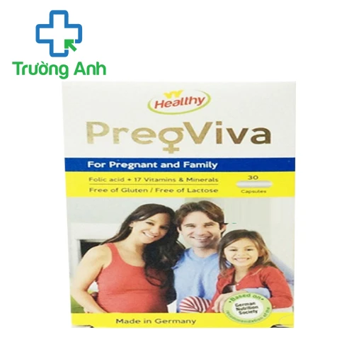 PregViva - Giúp bổ sung vitamin, khoáng chất cho bà bầu hiệu quả