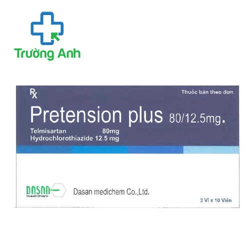 Pretension Plus 80/12.5mg - Thuốc điều trị cao huyết áp hiệu quả của Hàn Quốc