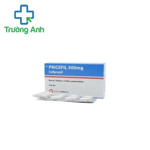 Pricefil 500mg - Thuốc điều trị nhiễm trùng hiệu quả của Hy Lạp