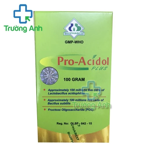 Pro-Acidol Plus (lọ 100g) - Điều trị loạn khuẩn đường tiêu hóa, viêm ruột cấp và mạn tính