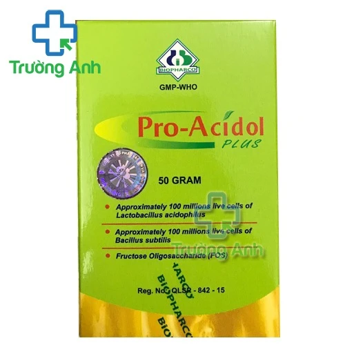 Pro-Acidol Plus (lọ 50g) - Điều trị loạn khuẩn đường tiêu hóa, viêm ruột cấp và mạn tính