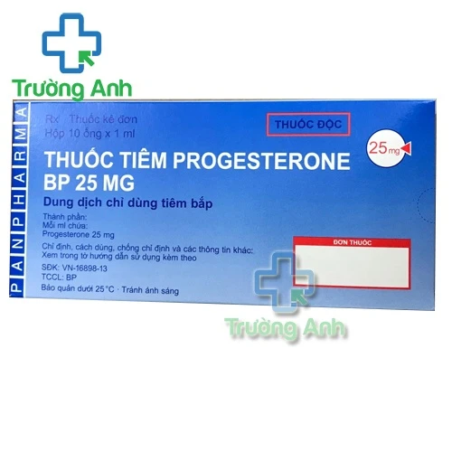 Progesterone injection BP 25mg Rotexmedica - Thuốc điều trị chảy máu cổ tử cung của Đức