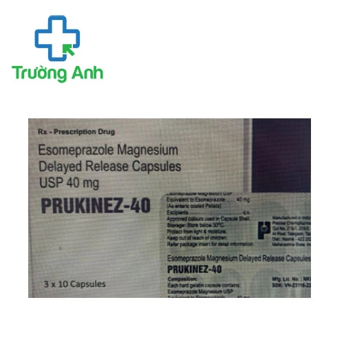 Prukinez 40mg Precise Chemipharma - Thuốc điều trị loét dạ dày tá tràng