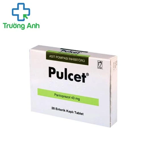 Pulcet 40mg - Thuốc điều trị viêm loét dạ dày, tá tràng hiệu quả