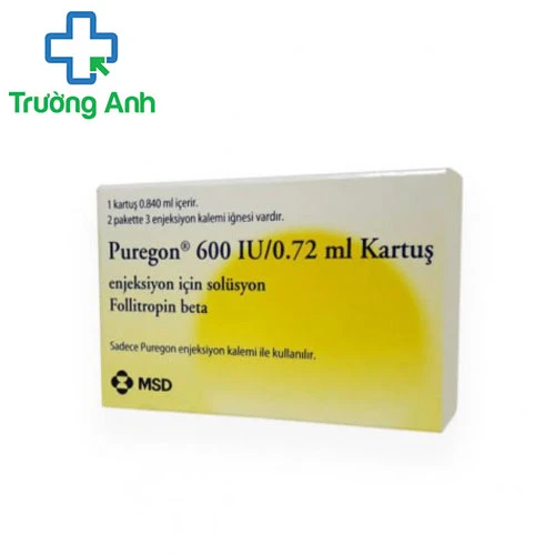 Puregon 600IU/0.72ml - Dung dịch tiêm điều trị không rụng trứng của Đức