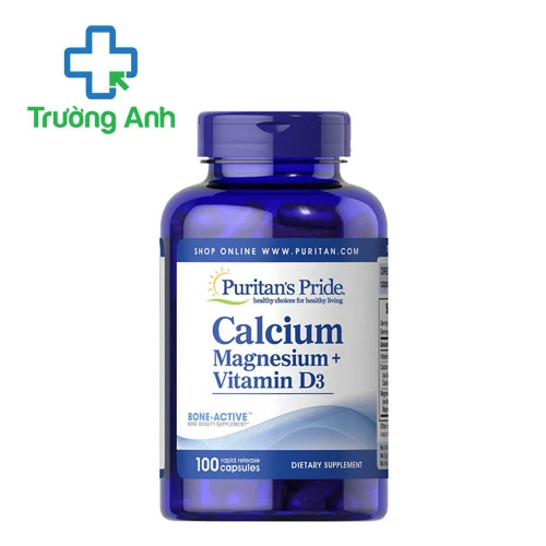 Puritan’s Pride Calcium Magnesium Vitamin D3 (100 viên) - Viên uống giúp xương chắc khỏe