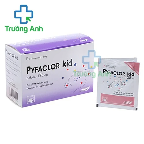 Pyfaclor Kid - Thuốc điều trị nhiễm khuẩn hiệu quả của Pymepharco