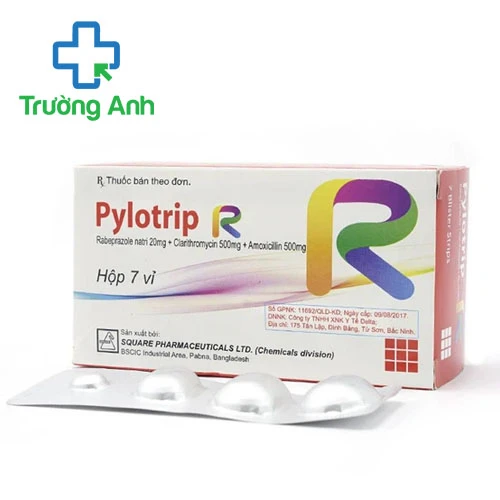 Pylotrip R - Thuốc diệt vi khuẩn H.pylori hiệu quả của Bangladesh