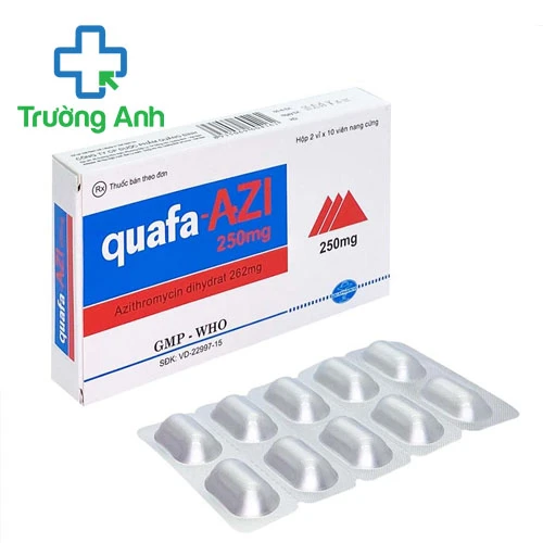 Quafa-Azi 250mg Quapharco - Thuốc điều trị nhiễm khuẩn hiệu quả