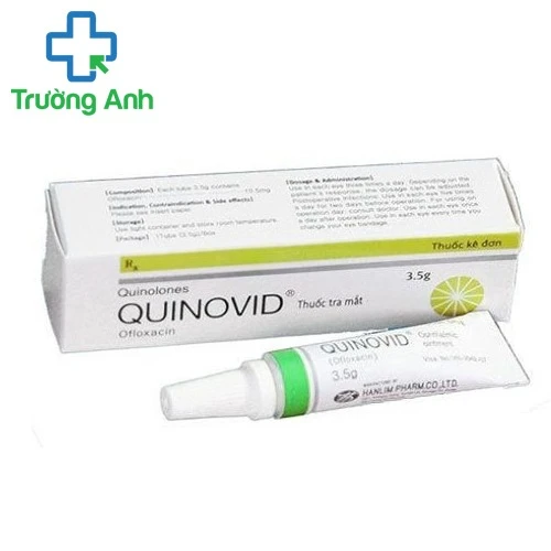 Quinovid mỡ (ointment) 3.5g - Thuốc mỡ mắt của Hàn Quốc