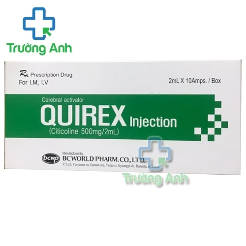 Quirex tiêm - Thuốc trị bệnh mạch máu não của Hàn Quốc hiệu quả